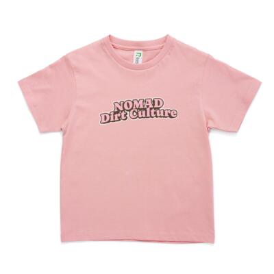 Classic NDC Kids Pink Tee – Rustic Logo Edition Thumbnail